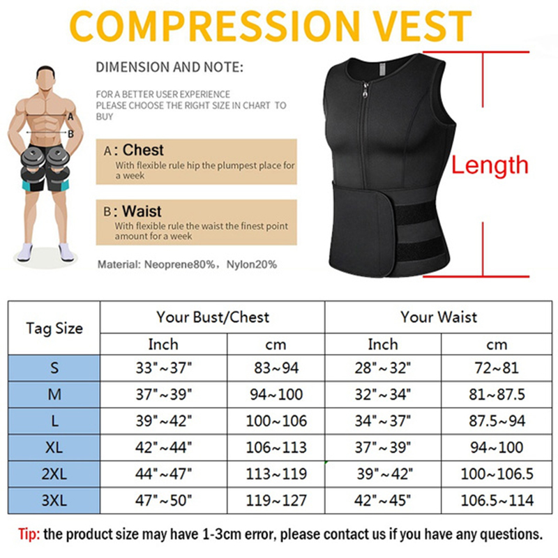 Men Neoprene Sauna Sweat Vest  - Crossfit Weight Vest incelemesi ve fiyatı