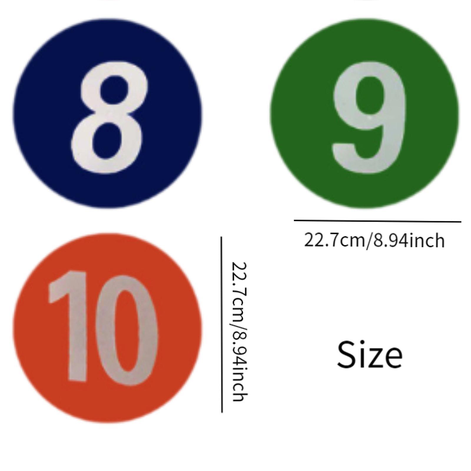 10x Numbered Floor Dots Marker - Speed Agility Dots incelemesi ve fiyatı