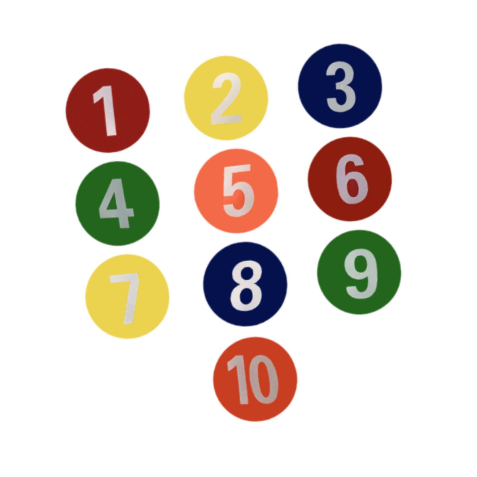 10x Numbered Floor Dots Marker - Speed Agility Dots incelemesi ve fiyatı