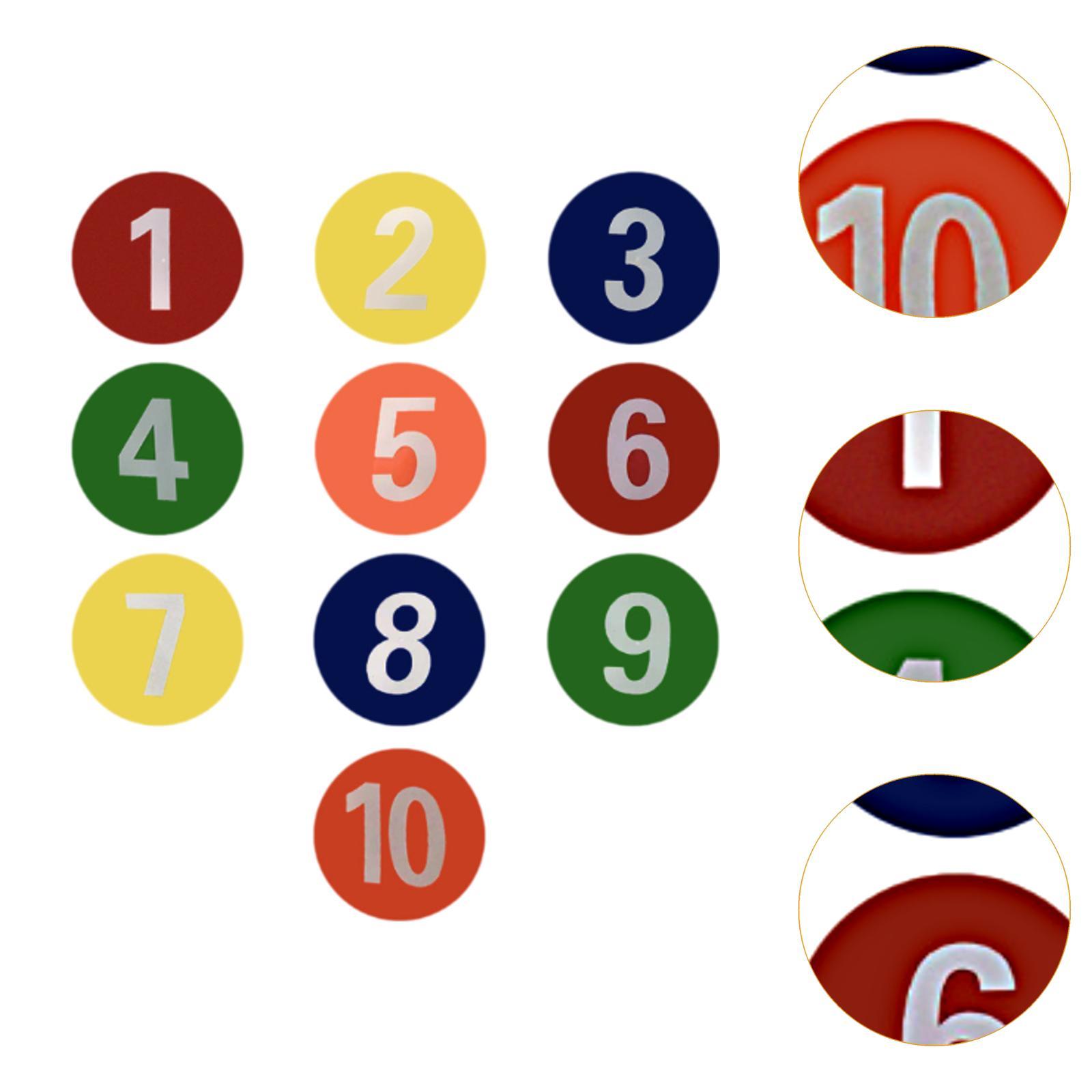 10x Numbered Floor Dots Marker - Speed Agility Dots incelemesi ve fiyatı