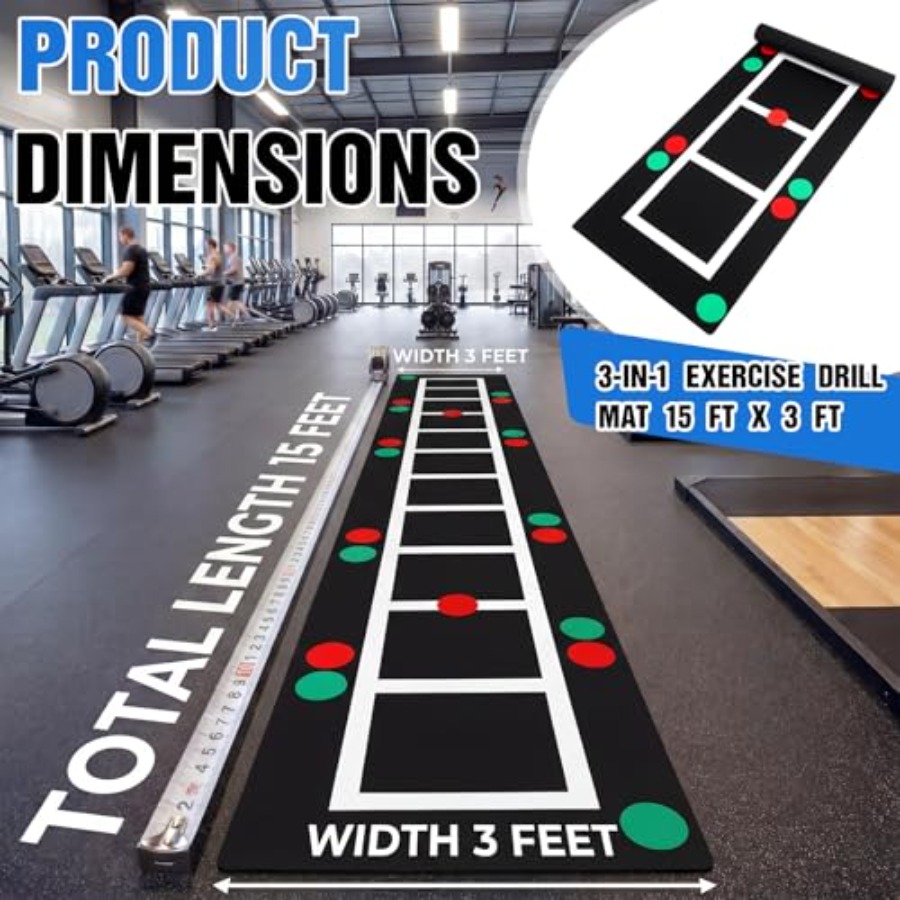 3-in-1 Agility Ladder Training - Speed Agility Dots incelemesi ve fiyatı