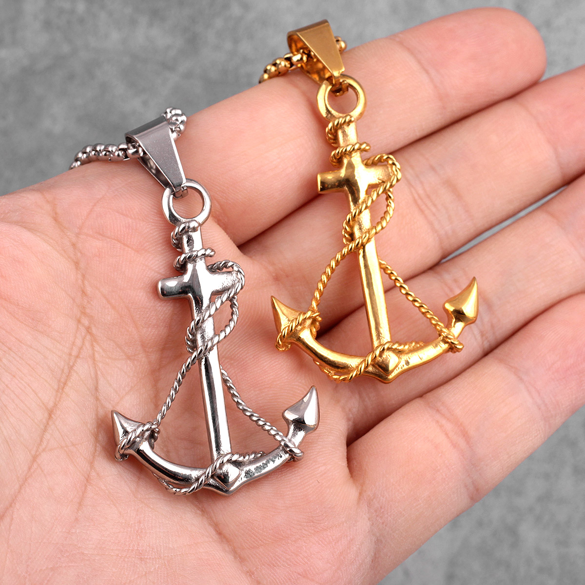 Golden Silver Color Anchor Men - Battle Rope Anchor incelemesi ve fiyatı