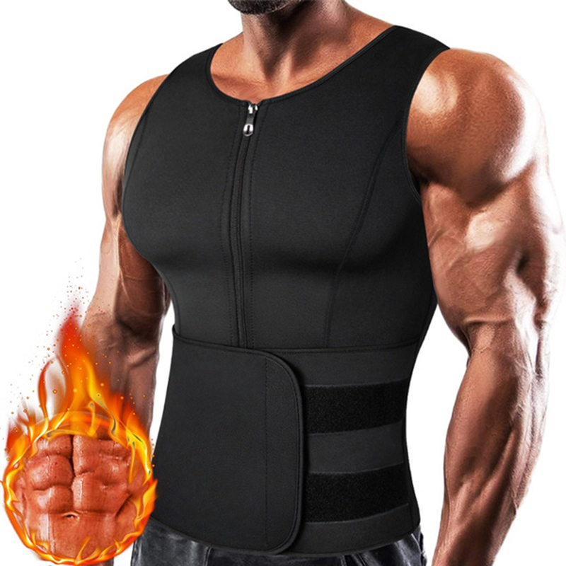 Men Neoprene Sauna Zipper Wais - Crossfit Weight Vest incelemesi ve fiyatı