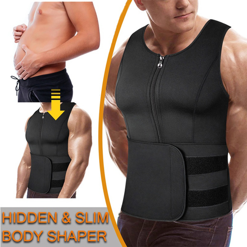 Men Neoprene Sauna Zipper Wais - Crossfit Weight Vest incelemesi ve fiyatı