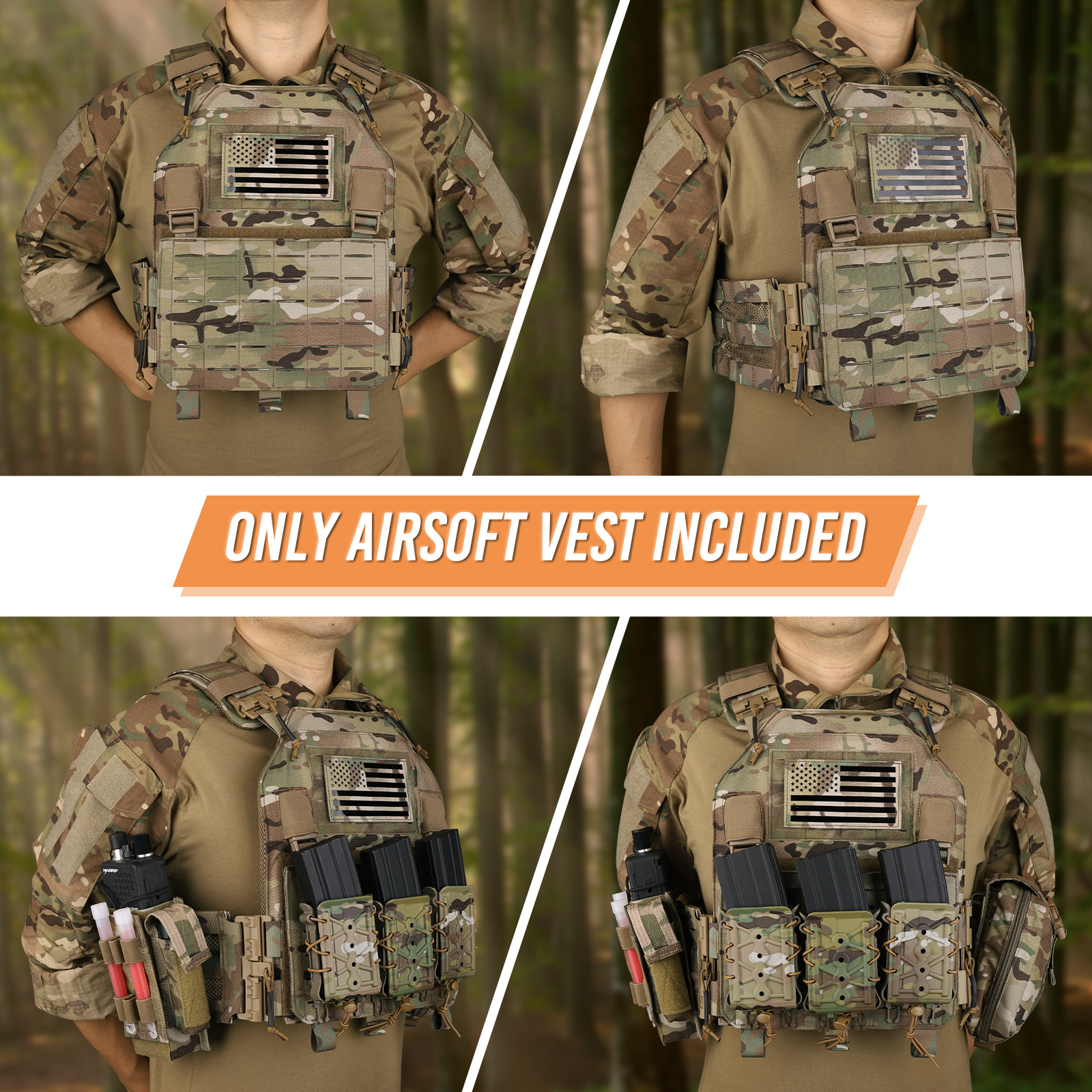 KRYDEX Tactical Vest Molle Las - Crossfit Weight Vest incelemesi ve fiyatı
