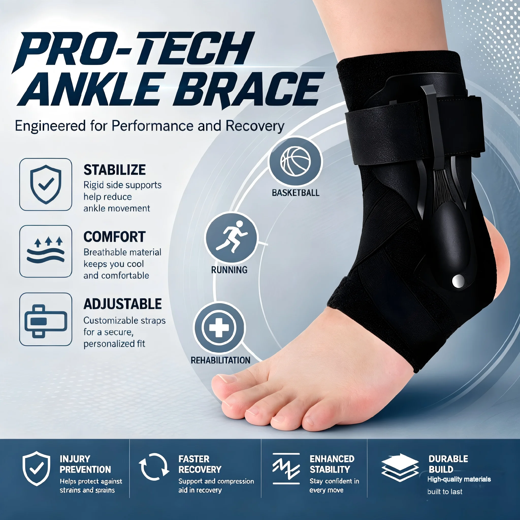 1/2PCS Ankle Brace for Spraine - Ankle Mobility Band incelemesi ve fiyatı
