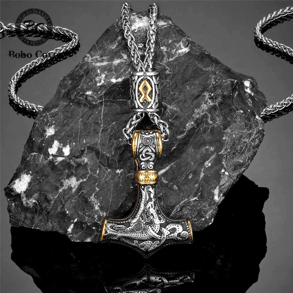 Gold Plated Norse Runes Beads  - Battle Rope Anchor incelemesi ve fiyatı