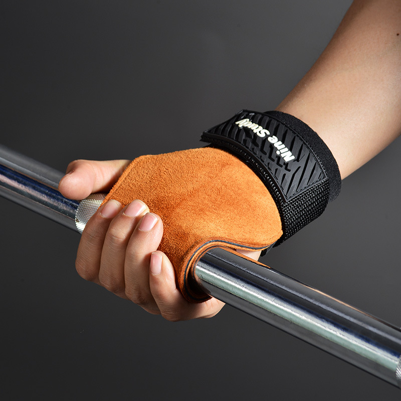 Cowhide Gym Grips Gloves Weigh - Crossfit Workout With Equipment incelemesi ve fiyatı