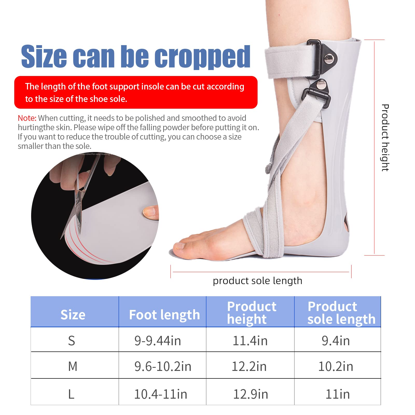 Tairibousy Afo Foot Drop Brace - Ankle Mobility Band incelemesi ve fiyatı