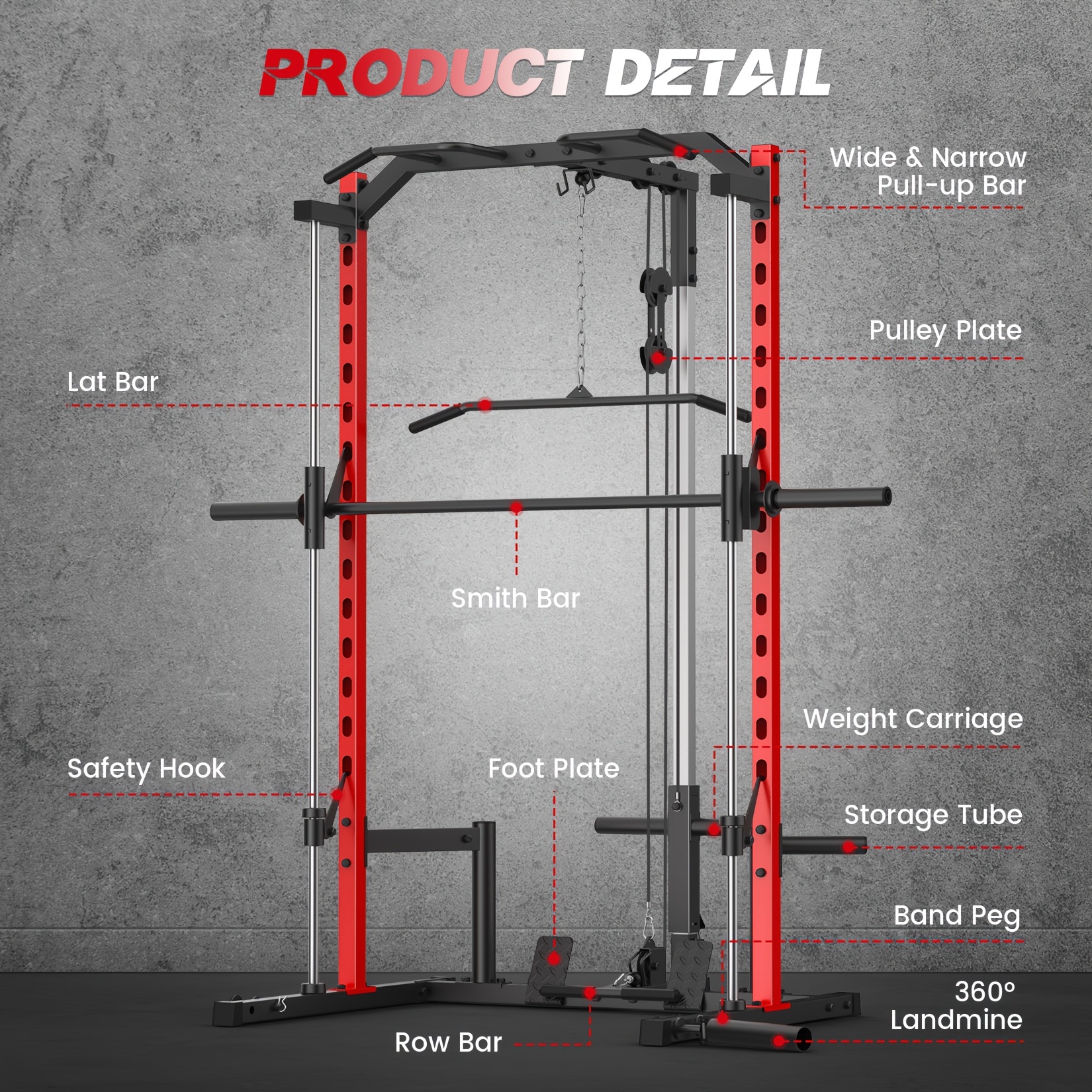 Likein Smith Machine Power Rac - Landmine Barbell Attachment incelemesi ve fiyatı