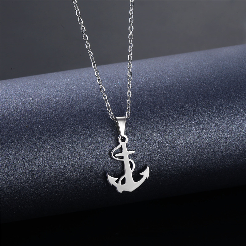 Silver Anchor Pendant Necklace - Battle Rope Anchor incelemesi ve fiyatı