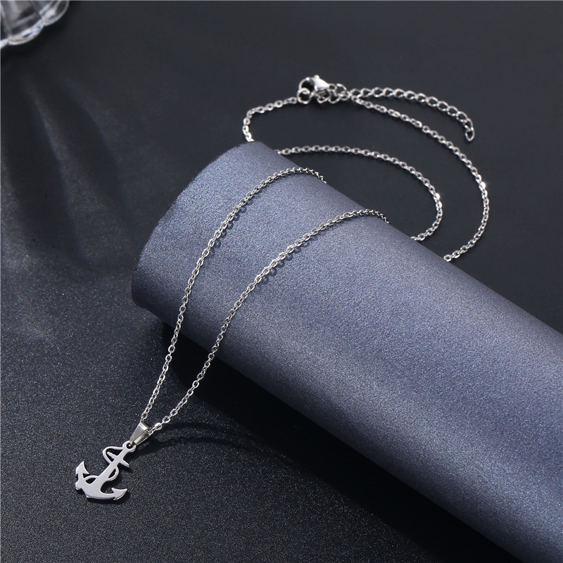 Silver Anchor Pendant Necklace - Battle Rope Anchor incelemesi ve fiyatı