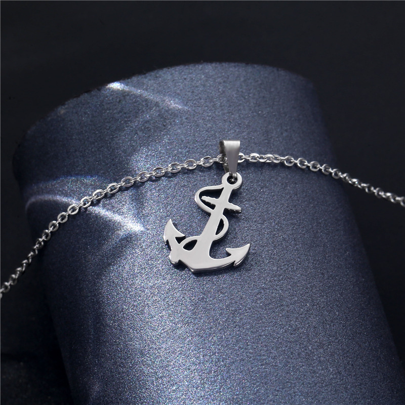 Silver Anchor Pendant Necklace - Battle Rope Anchor incelemesi ve fiyatı