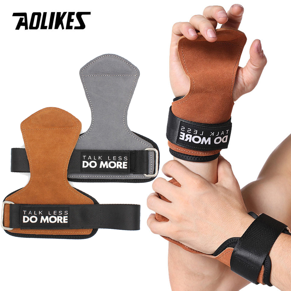 AOLIKES Cowhide Gym Grips Glov - Crossfit Workout With Equipment incelemesi ve fiyatı