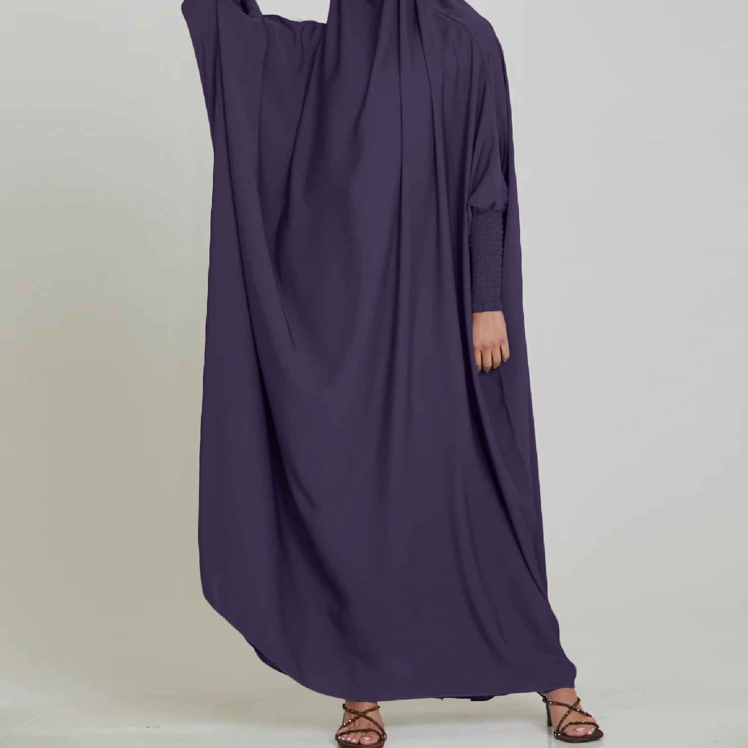 Solid Color Robe Dress Long Dr - Crossfit Indonesia incelemesi ve fiyatı