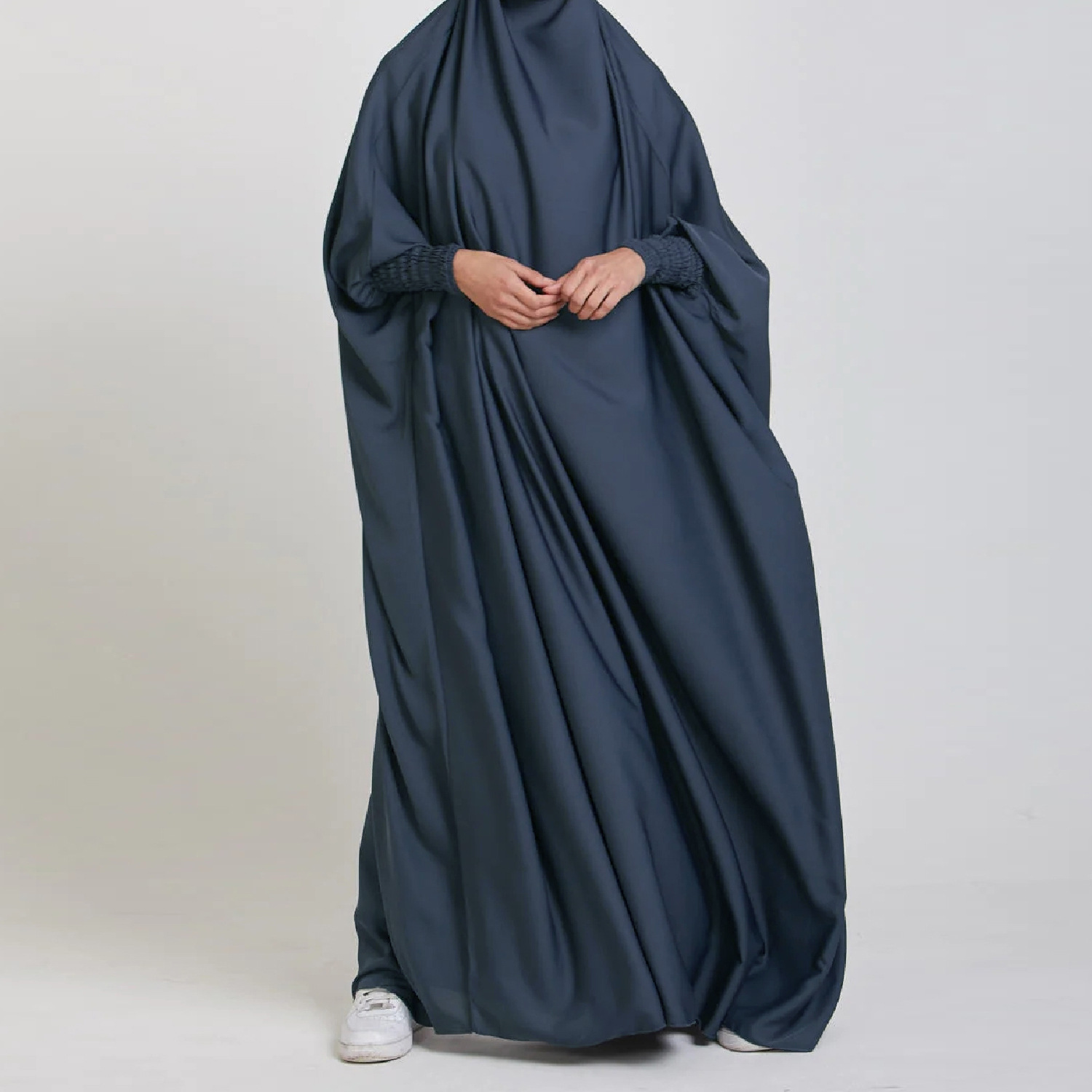 Solid Color Robe Dress Long Dr - Crossfit Indonesia incelemesi ve fiyatı