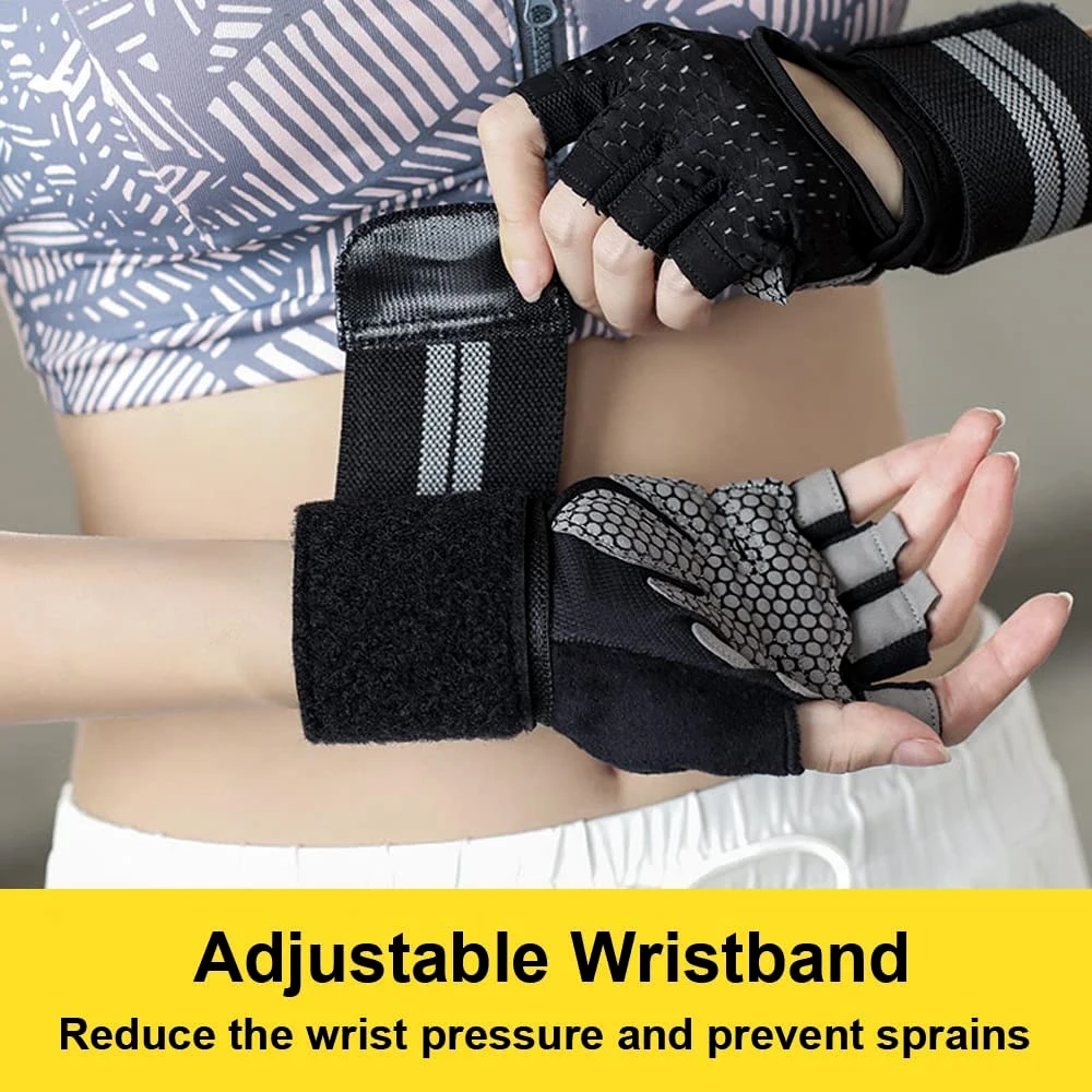 1Pair Half Finger Gym Fitness  - Crossfit Workout With Equipment incelemesi ve fiyatı
