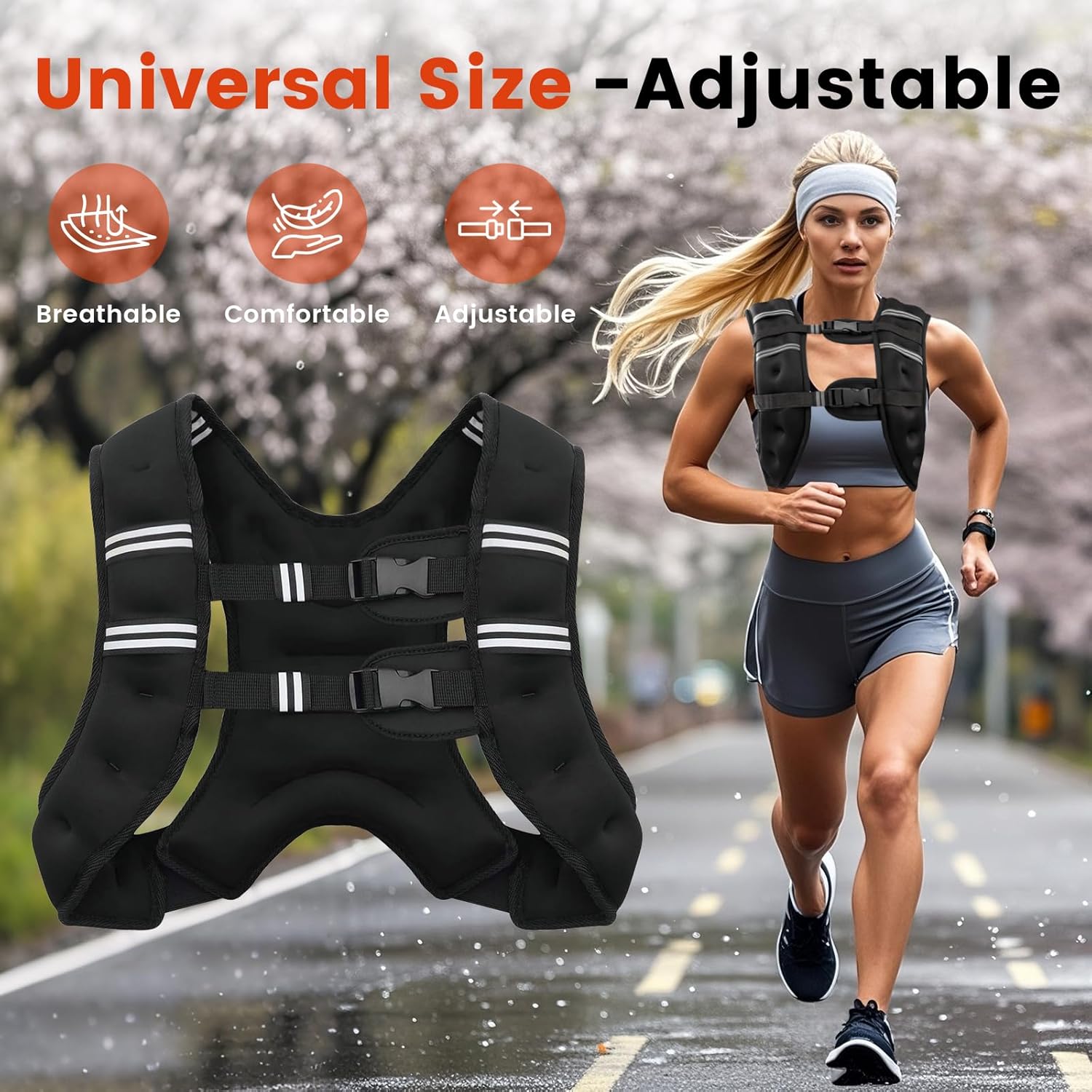 Weighted Vest with Reflective  - Crossfit Weight Vest incelemesi ve fiyatı