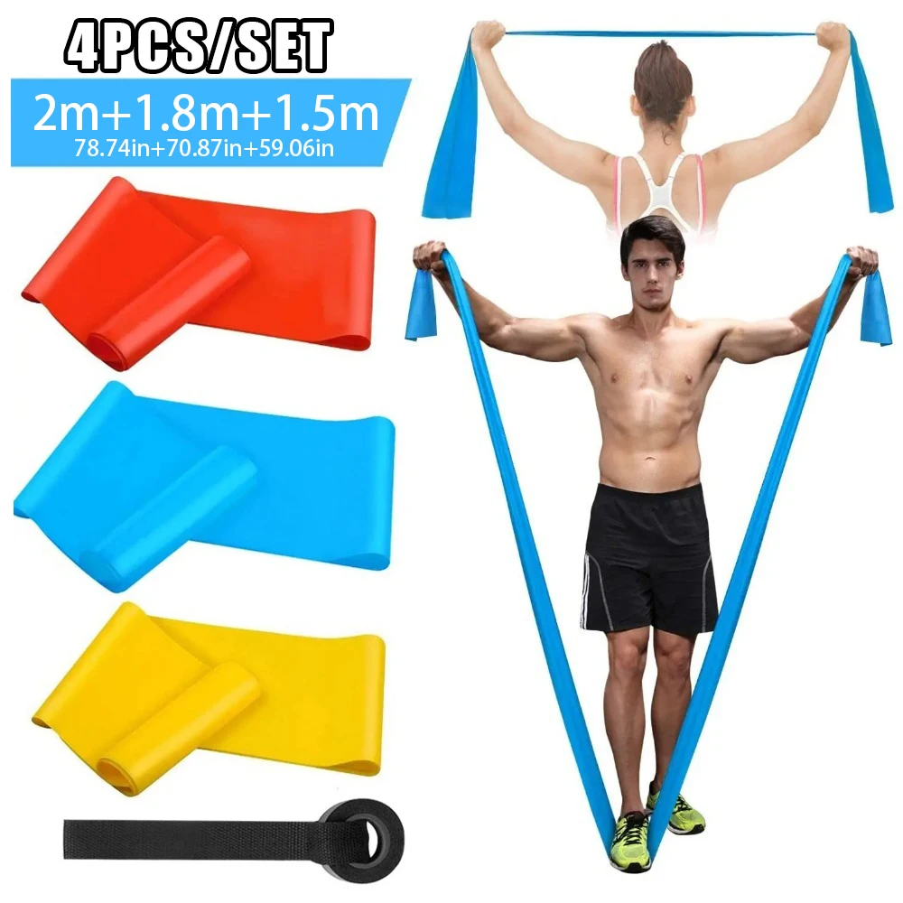 4Pcs/Set Elastic Fitness Bands - Crossfit Workout With Equipment incelemesi ve fiyatı